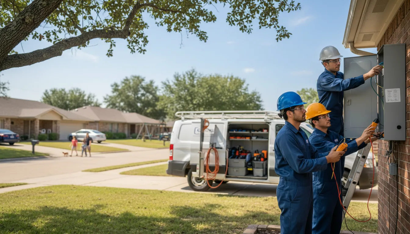 Certified electrician providing emergency electrical services in Idamay, WV
